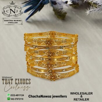 Gold Bangle Design 036