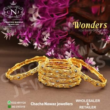 Gold Bangle Design 058