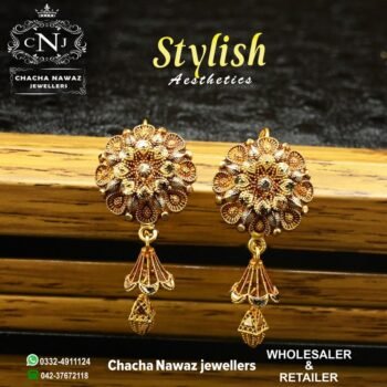 Gold Earring Design 022