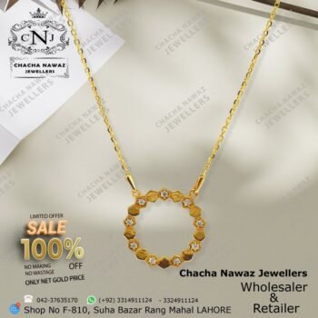 Gold Locket Design 002