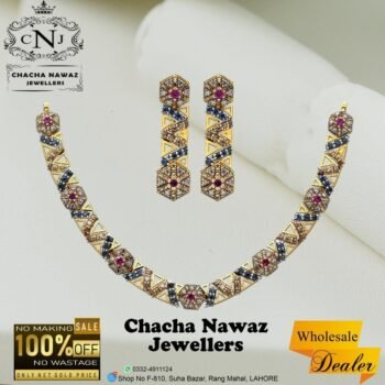 Gold Necklace Design 025