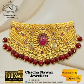 Gold Necklace Design 029
