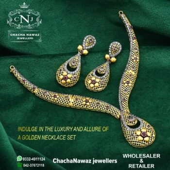 Gold Necklace Design 056