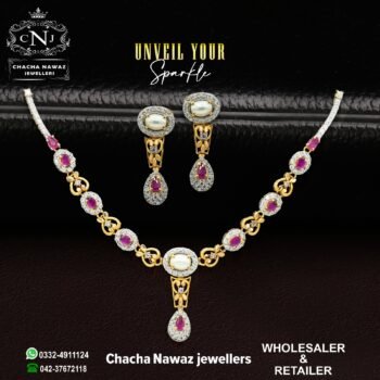 Gold Necklace Design 074