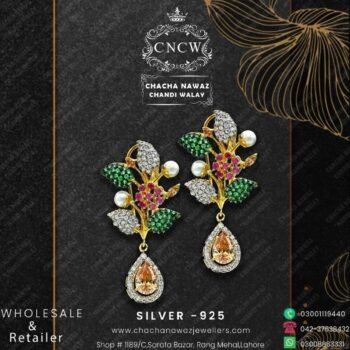 Silver Earring Design 001